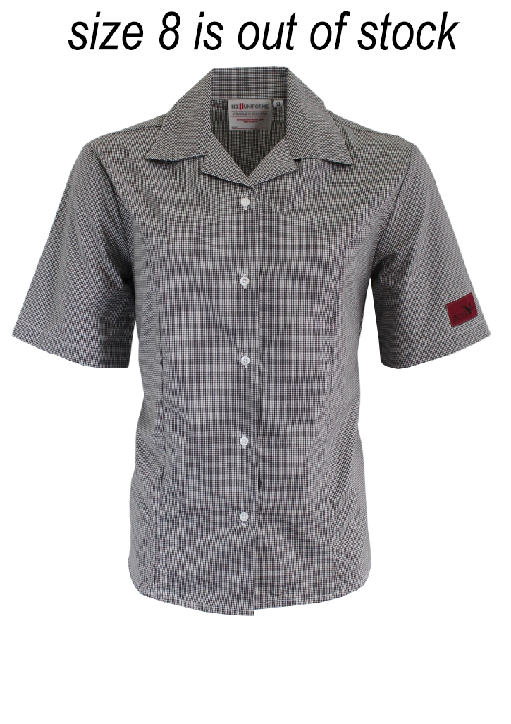 Nayland College Senior Girls SS Check Blouse